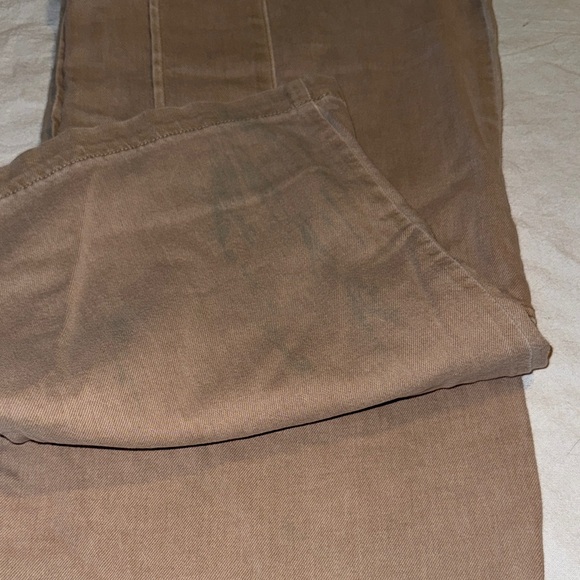 American Eagle Outfitters Tan Wide Leg Cargo Pants size 10 short - Picture 8 of 9